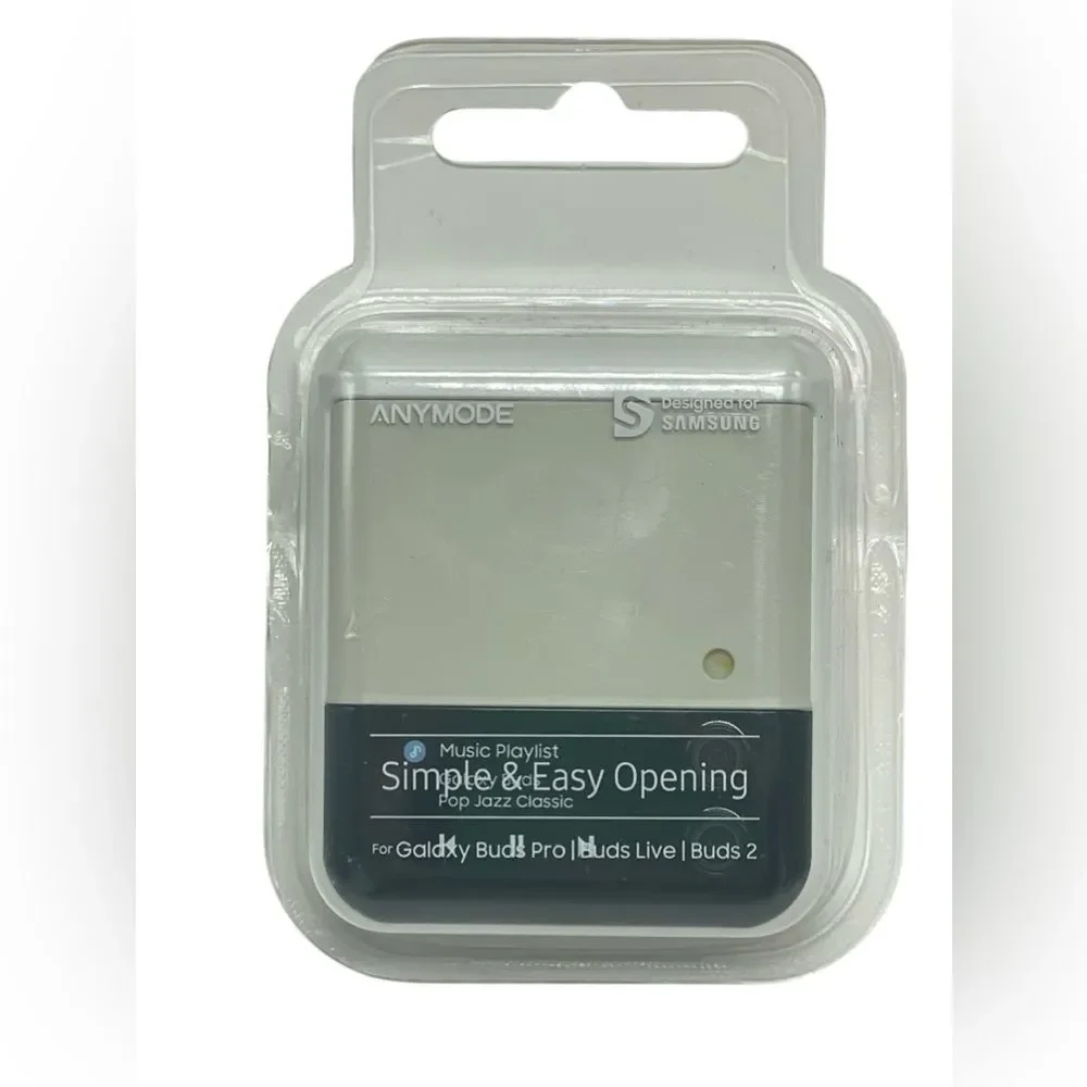 Samsung Z Flip 3 Cover Case for Galaxy Buds2 Buds Pro Live Cream New